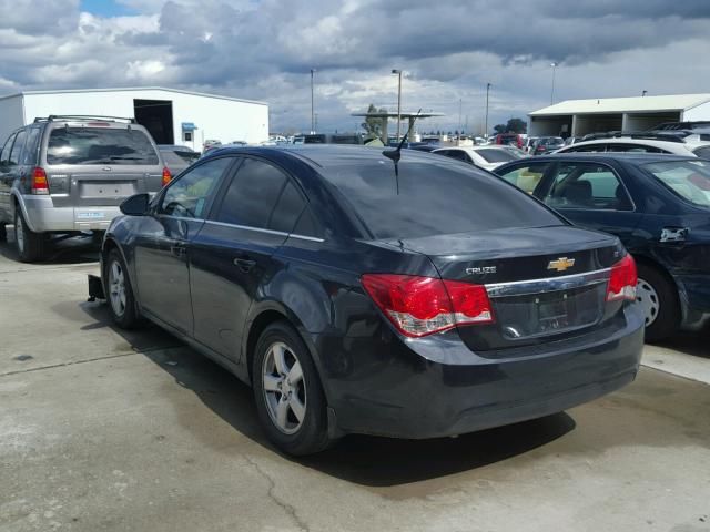 1G1PC5SB3E7253614 - 2014 CHEVROLET CRUZE LT BLACK photo 3