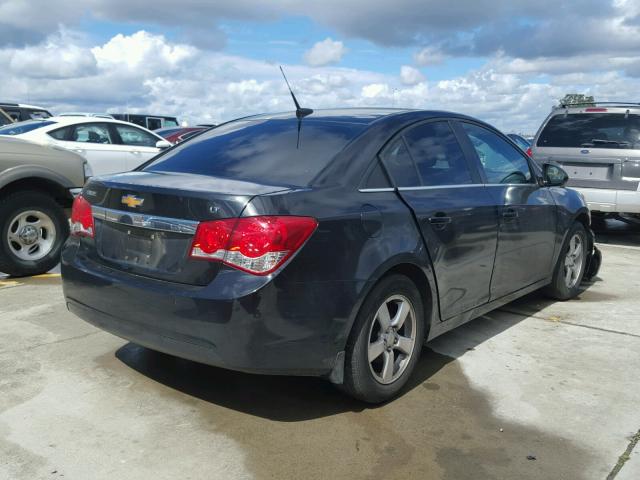 1G1PC5SB3E7253614 - 2014 CHEVROLET CRUZE LT BLACK photo 4