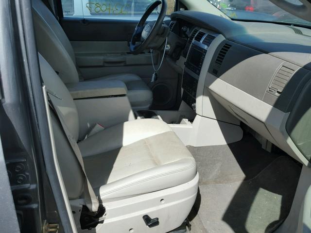 1D8HB58D35F587026 - 2005 DODGE DURANGO LI GRAY photo 5