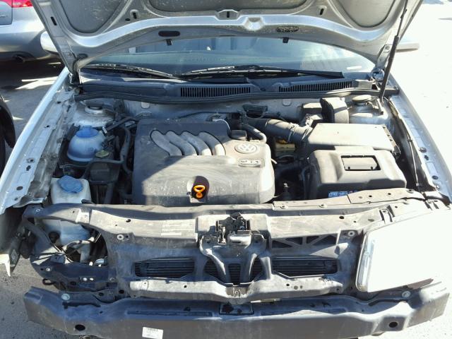 3VWSK69M85M033423 - 2005 VOLKSWAGEN JETTA GLS SILVER photo 7