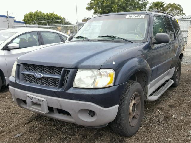 1FMYU60E13UB97095 - 2003 FORD EXPLORER S BLUE photo 2