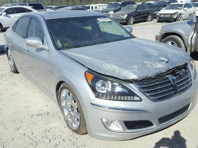 KMHGH4JFXBU029336 - 2011 HYUNDAI EQUUS SIGN SILVER photo 1