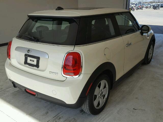 WMWXM5C5XF3A58003 - 2015 MINI COOPER WHITE photo 4