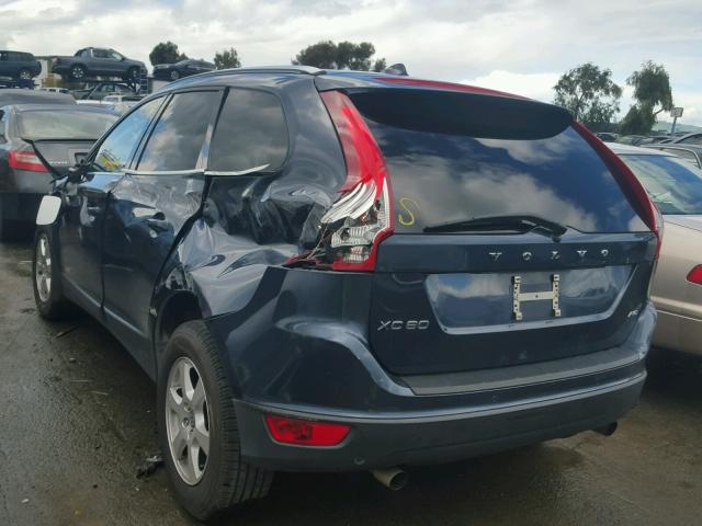 YV4940DZ7B2202407 - 2011 VOLVO XC60 3.2 BLUE photo 3