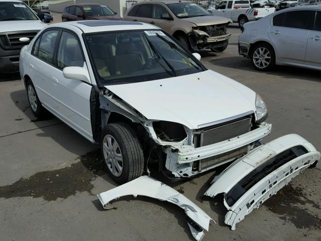 2HGES26773H543038 - 2003 HONDA CIVIC EX WHITE photo 1