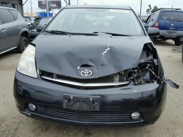 JTDKB20UX97868903 - 2009 TOYOTA PRIUS BLACK photo 9