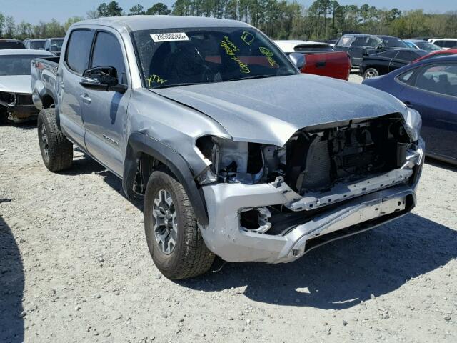 5TFCZ5AN2GX028796 - 2016 TOYOTA TACOMA DOU GRAY photo 1