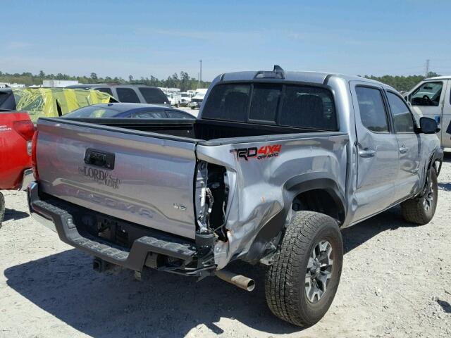 5TFCZ5AN2GX028796 - 2016 TOYOTA TACOMA DOU GRAY photo 4