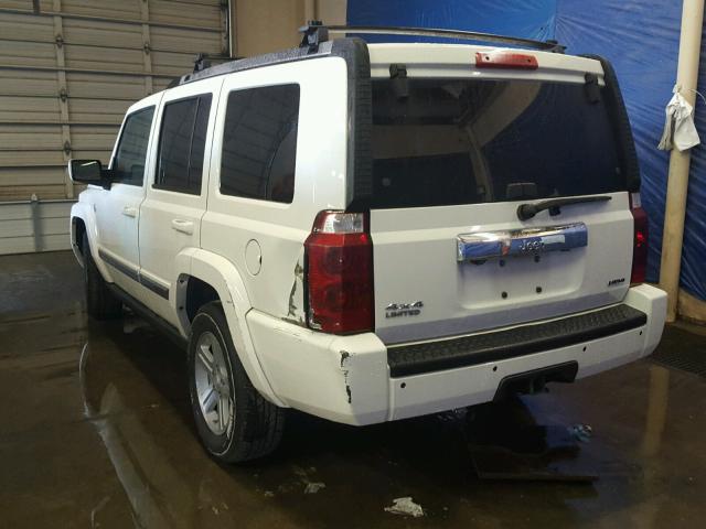 1J8HG58T99C530370 - 2009 JEEP COMMANDER WHITE photo 3