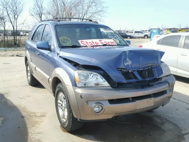 KNDJD733165545417 - 2006 KIA SORENTO EX BLUE photo 1