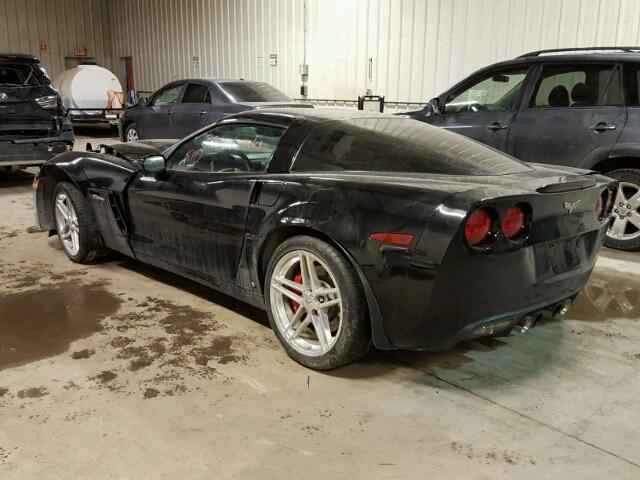 1G1YY25E765129126 - 2006 CHEVROLET CORVETTE Z BLACK photo 3