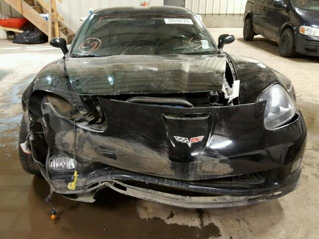 1G1YY25E765129126 - 2006 CHEVROLET CORVETTE Z BLACK photo 9