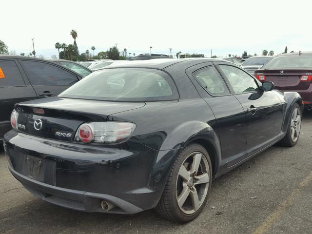 JM1FE173360200686 - 2006 MAZDA RX8 BLACK photo 4