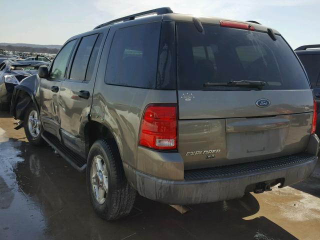 1FMZU63K33ZA68624 - 2003 FORD EXPLORER X BROWN photo 3