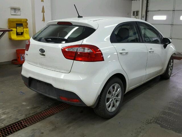 KNADM5A35C6017547 - 2012 KIA RIO LX Սպիտակ լուսանկար 4