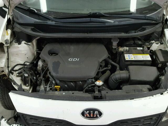 KNADM5A35C6017547 - 2012 KIA RIO LX Սպիտակ լուսանկար 7
