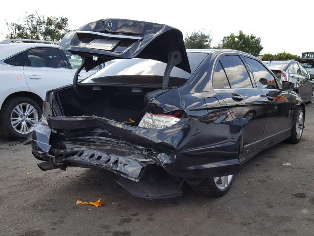 WDDGF4HB0EA933673 - 2014 MERCEDES-BENZ C 250 BLACK photo 4