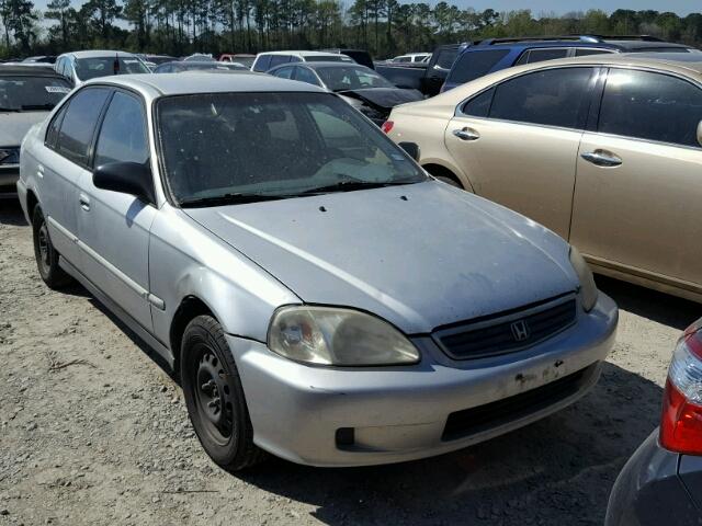 2HGEJ6619YH537254 - 2000 HONDA CIVIC BASE SILVER photo 1