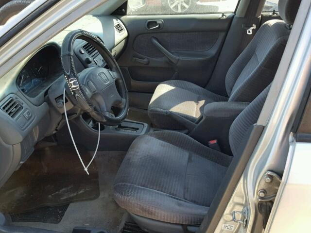 2HGEJ6619YH537254 - 2000 HONDA CIVIC BASE SILVER photo 5