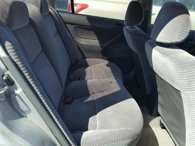 2HGEJ6619YH537254 - 2000 HONDA CIVIC BASE SILVER photo 6