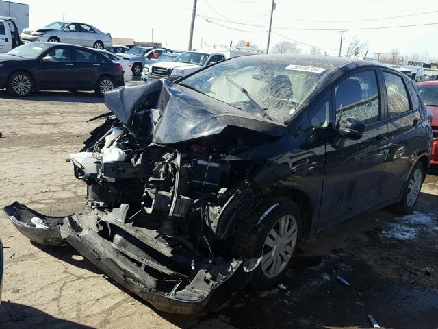 JHMGK5H55GX021254 - 2016 HONDA FIT LX Чорний фото 2