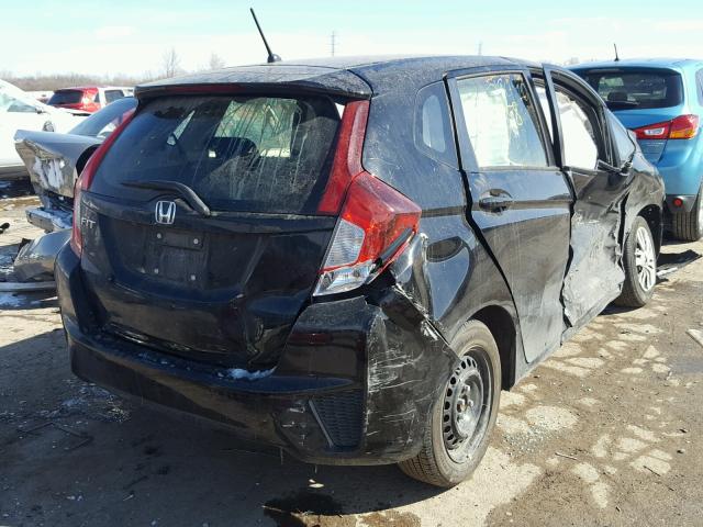 JHMGK5H55GX021254 - 2016 HONDA FIT LX Чорний фото 4
