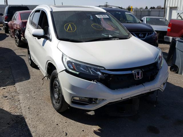 5J6RM3H78FL018486 - 2015 HONDA CR-V EXL WHITE photo 1