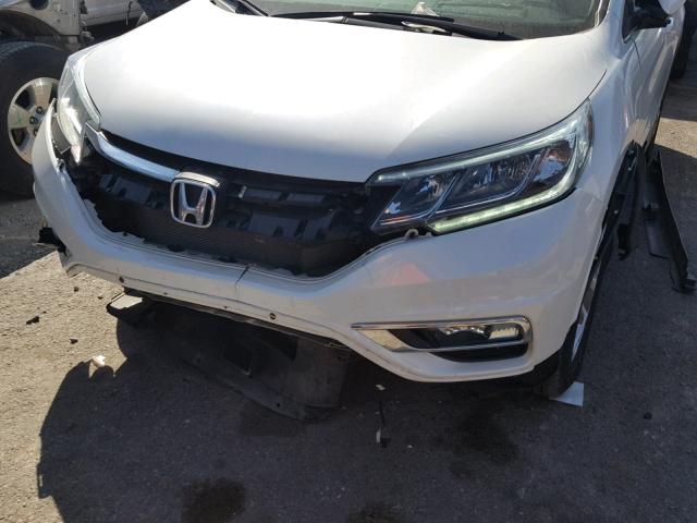 5J6RM3H78FL018486 - 2015 HONDA CR-V EXL WHITE photo 9