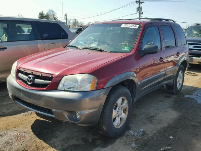 4F2YZ94153KM07773 - 2003 MAZDA TRIBUTE LX RED photo 2