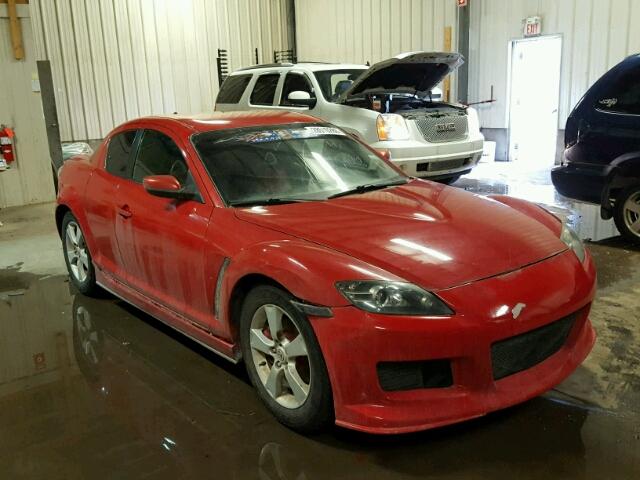 JM1FE173550158004 - 2005 MAZDA RX8 RED photo 1