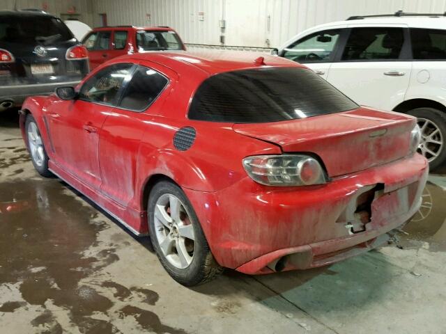 JM1FE173550158004 - 2005 MAZDA RX8 RED photo 3