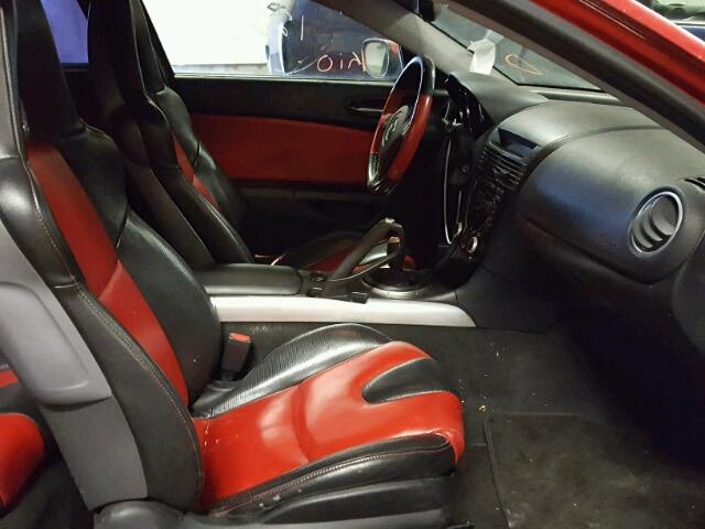 JM1FE173550158004 - 2005 MAZDA RX8 RED photo 5