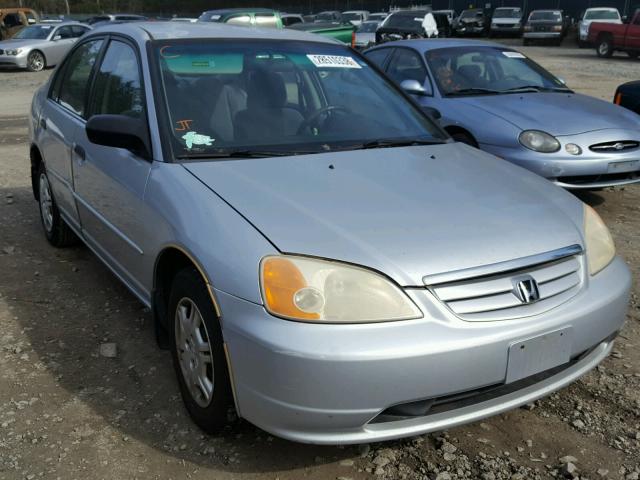 2HGES16511H503110 - 2001 HONDA CIVIC LX SILVER photo 1