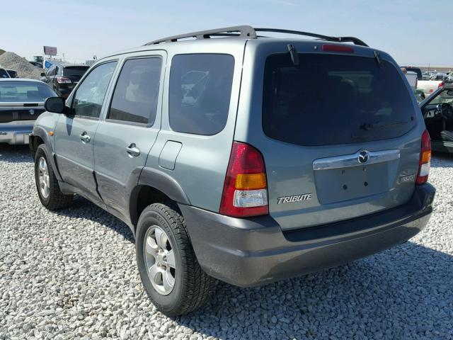 4F2CZ041X4KM29081 - 2004 MAZDA TRIBUTE LX GREEN photo 3