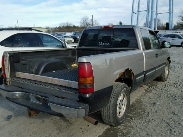 2GCEC19T8X1193447 - 1999 CHEVROLET SILVERADO TAN photo 4