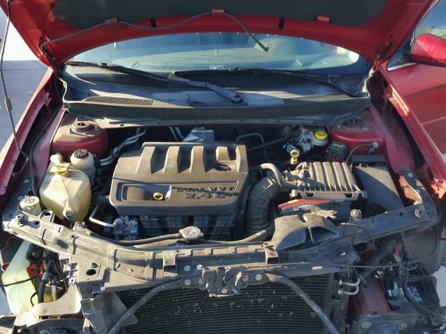 1C3LC46K87N518301 - 2007 CHRYSLER SEBRING RED photo 7