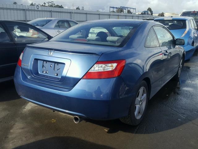 2HGFG12816H541028 - 2006 HONDA CIVIC EX BLUE photo 4