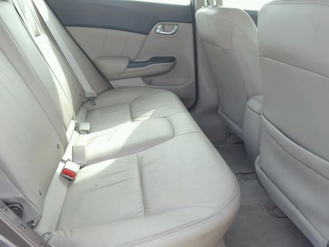 2HGFB2F90CH520478 - 2012 HONDA CIVIC EXL 棕色 照片 6