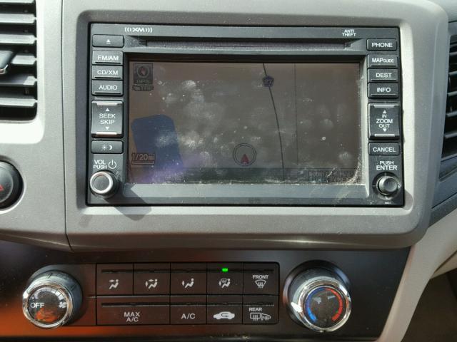 2HGFB2F90CH520478 - 2012 HONDA CIVIC EXL 棕色 照片 9