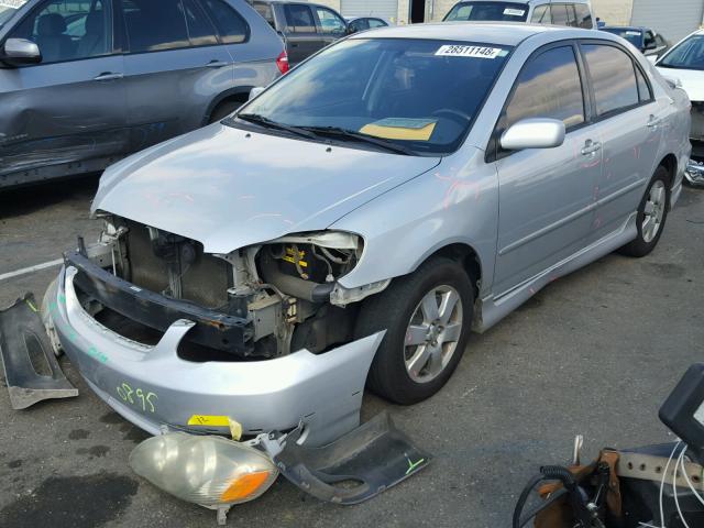 1NXBR30E66Z628816 - 2006 TOYOTA COROLLA CE SILVER photo 2