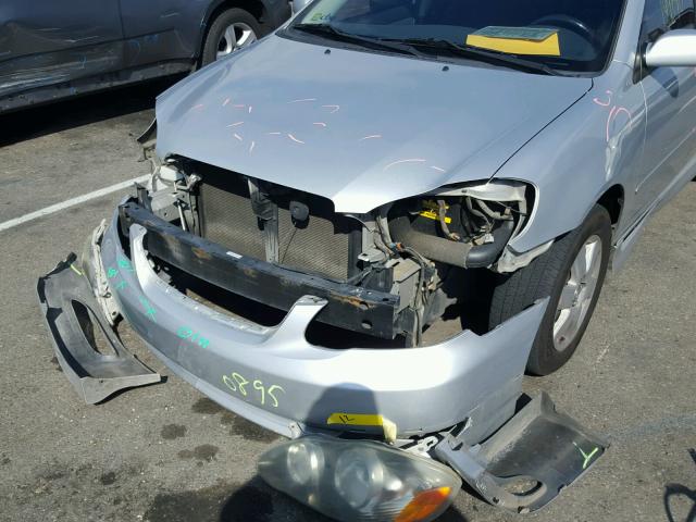 1NXBR30E66Z628816 - 2006 TOYOTA COROLLA CE SILVER photo 9