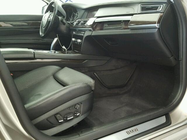 WBAKB83549CY61926 - 2009 BMW 750 LI SILVER photo 5