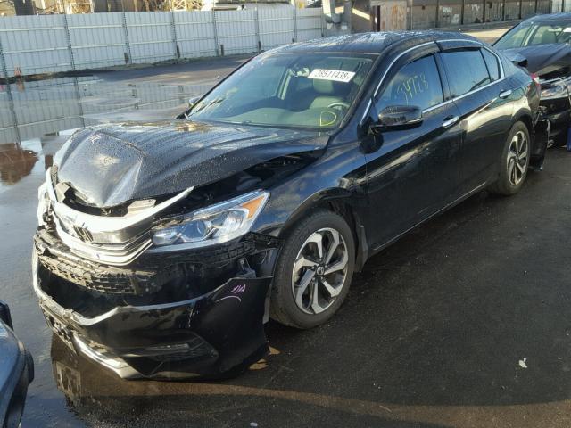 1HGCR3F88GA009715 - 2016 HONDA ACCORD EXL BLACK photo 2