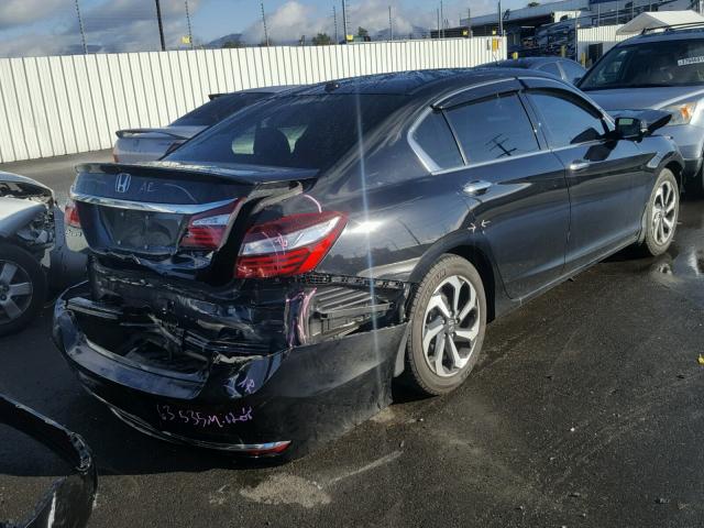 1HGCR3F88GA009715 - 2016 HONDA ACCORD EXL BLACK photo 4