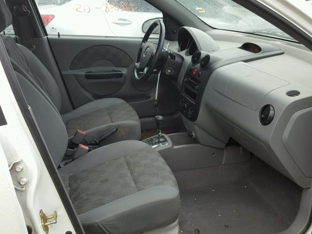 KL1TD52695B365473 - 2005 CHEVROLET AVEO BASE Ağ foto 5