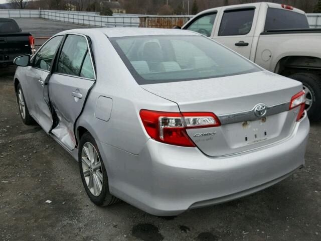 4T4BF1FK2CR185303 - 2012 TOYOTA CAMRY BASE GRAY photo 3