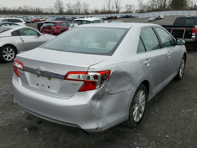 4T4BF1FK2CR185303 - 2012 TOYOTA CAMRY BASE GRAY photo 4