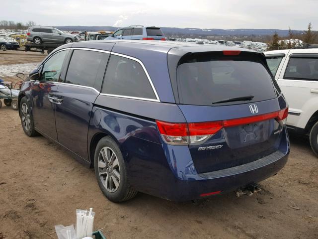 5FNRL5H99FB048461 - 2015 HONDA ODYSSEY TO BLUE photo 3