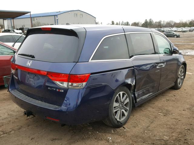 5FNRL5H99FB048461 - 2015 HONDA ODYSSEY TO BLUE photo 4