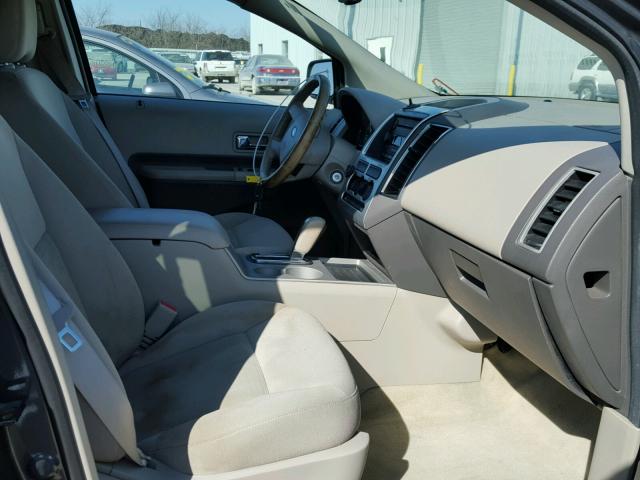 2FMDK38C77BA50961 - 2007 FORD EDGE SEL GRAY photo 5